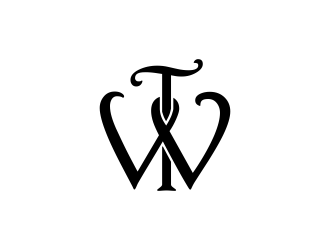 T&W or W&T logo design by done
