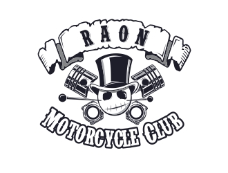 Motorcycle Club RAON logo design by Cekot_Art