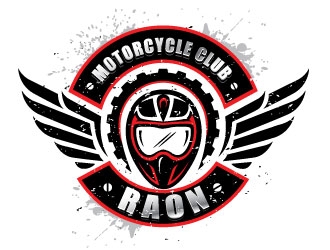 Motorcycle Club RAON logo design by REDCROW