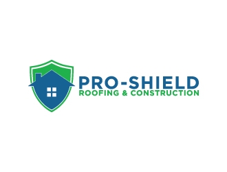 Pro-Shield Roofing & Construction logo design by dhika