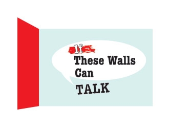 If These Walls Can Talk logo design by not2shabby