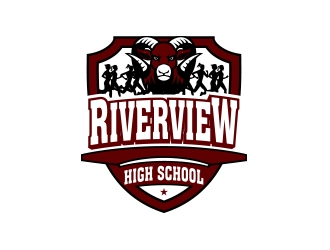 Riverview High School logo design by MarkindDesign