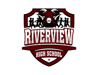 Riverview High School logo design by MarkindDesign