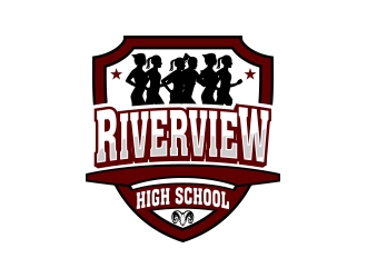 Riverview High School logo design by MarkindDesign