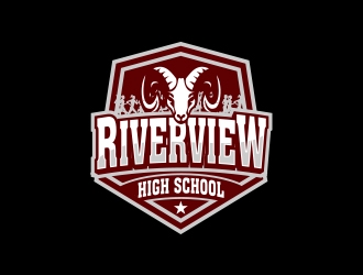 Riverview High School logo design by MarkindDesign
