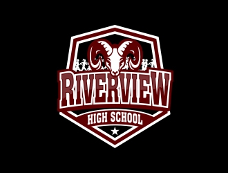 Riverview High School logo design by MarkindDesign