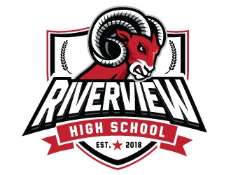Riverview High School logo design by REDCROW
