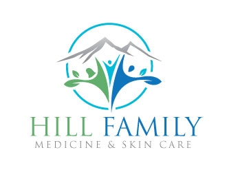 Hill Family Medicine & Skin Care logo design by REDCROW