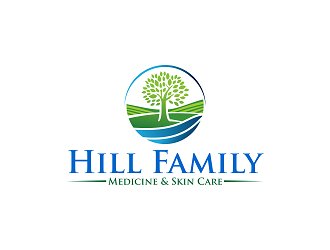 Hill Family Medicine & Skin Care logo design by Republik