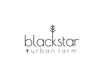 blackstar urban farm logo design by 6king