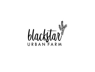 blackstar urban farm logo design by lj.creative