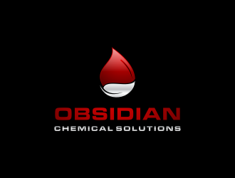 Obsidian Chemical Solutions logo design by kaylee