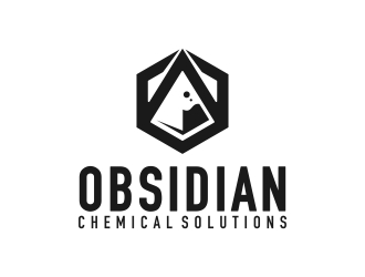 Obsidian Chemical Solutions logo design by sgt.trigger