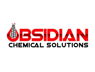 Obsidian Chemical Solutions logo design by DreamLogoDesign