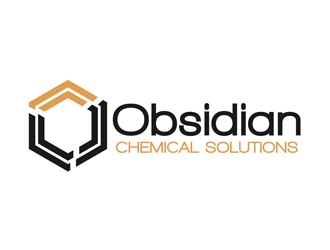 Obsidian Chemical Solutions logo design by DreamLogoDesign