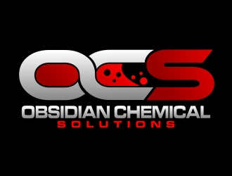 Obsidian Chemical Solutions logo design by xteel