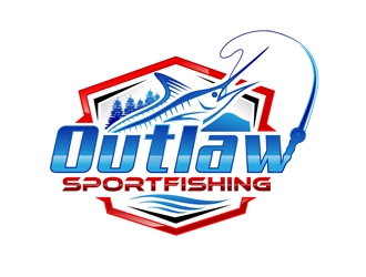 OUTLAW SPORTFISHING logo design by DreamLogoDesign