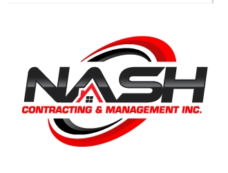 Nash Contracting & Management Inc. logo design by ORPiXELSTUDIOS