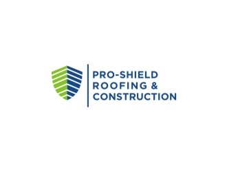 Pro-Shield Roofing & Construction logo design by bricton