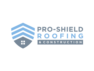 Pro-Shield Roofing & Construction logo design by alby