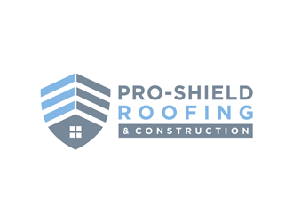 Pro-Shield Roofing & Construction logo design by alby