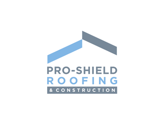 Pro-Shield Roofing & Construction logo design by alby