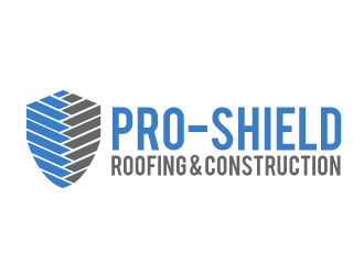 Pro-Shield Roofing & Construction logo design by gearfx