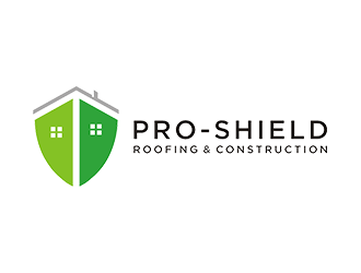 Pro-Shield Roofing & Construction logo design by checx
