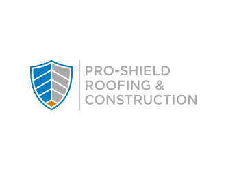 Pro-Shield Roofing & Construction logo design by Franky.