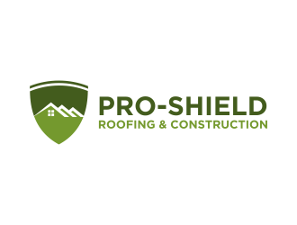 Pro-Shield Roofing & Construction logo design by RIANW