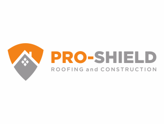 Pro-Shield Roofing & Construction logo design by Mahrein