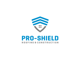 Pro-Shield Roofing & Construction logo design by larasati