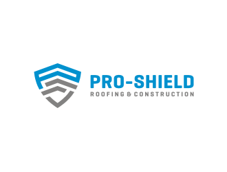 Pro-Shield Roofing & Construction logo design by larasati