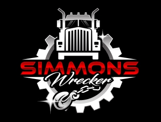 Simmons Wrecker logo design by fantastic4