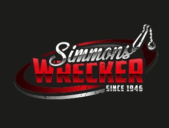 Simmons Wrecker logo design by Eliben