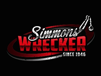 Simmons Wrecker logo design by Eliben