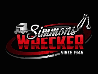 Simmons Wrecker logo design by Eliben