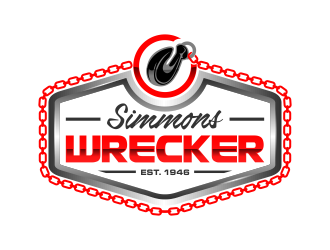 Simmons Wrecker logo design by SmartTaste