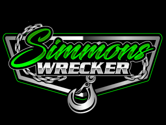 Simmons Wrecker logo design by THOR_