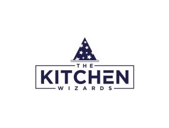 THE KITCHEN WIZARDS logo design by agil