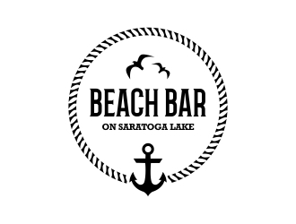 Beach Bar on Saratoga Lake logo design by cikiyunn