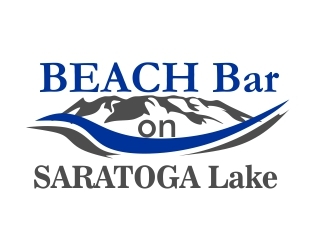 Beach Bar on Saratoga Lake logo design by ElonStark