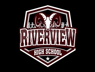 Riverview High School logo design by MarkindDesign