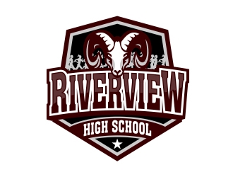 Riverview High School logo design by MarkindDesign