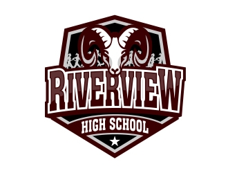 Riverview High School logo design by MarkindDesign