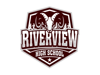 Riverview High School logo design by MarkindDesign