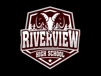 Riverview High School logo design by MarkindDesign