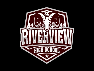 Riverview High School logo design by MarkindDesign