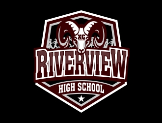 Riverview High School logo design by MarkindDesign