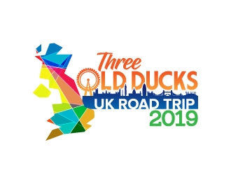 Three Old Ducks UK Road Trip 2019 logo design by jaize